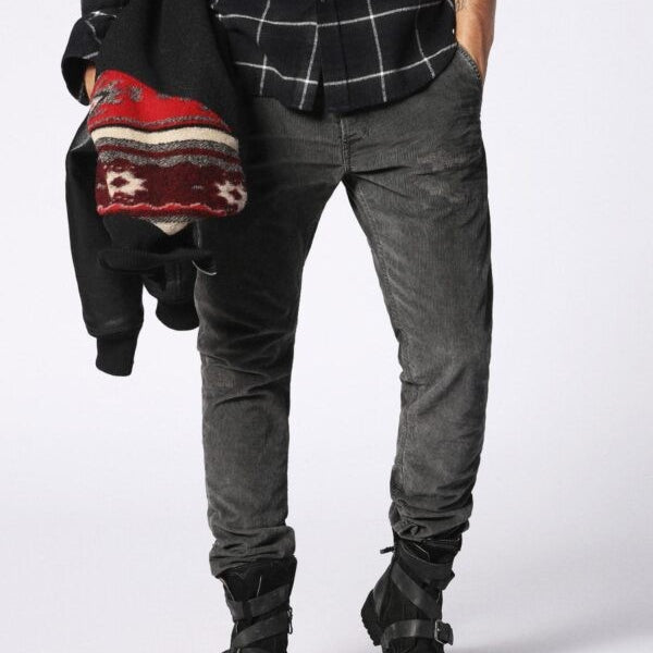 DIESEL KAKEE 003W4 Mens Chino Trousers Stretch Regular Fit Carrot Casual Pants