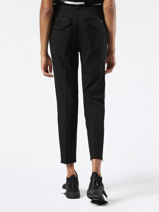 DIESEL P Theas Pants AW 16 W24 - W32 Womens Chino Trousers Black Slim Fit Skinny Leg