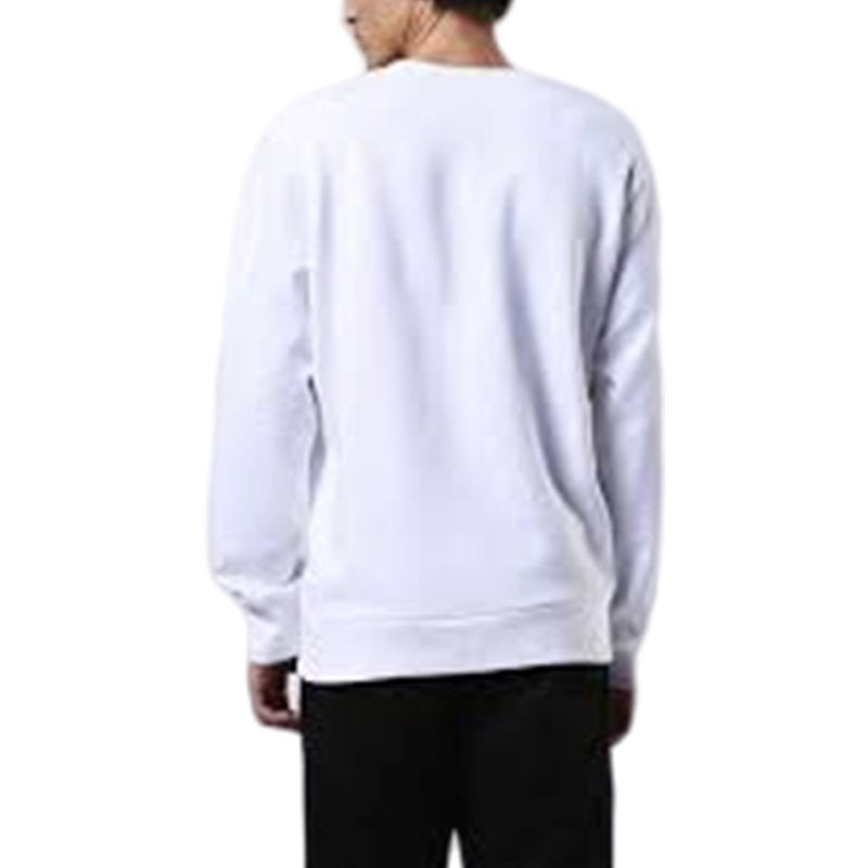 DIESEL S JOE NW Mens Sweatshirt Long Sleeve Pullover Jumper Lounge Wear White