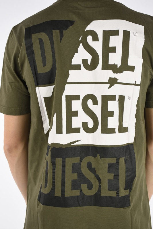 DIESEL T JUST ZC Mens T-Shirt Short Sleeve Crew Neck Casual Summer Cotton Tees