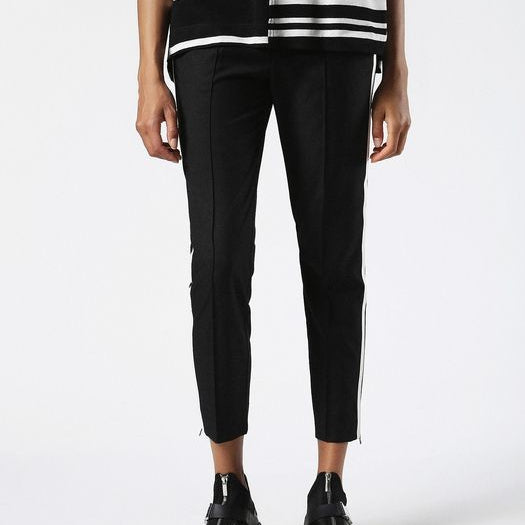 DIESEL P Theas Pants AW 16 W24 - W32 Womens Chino Trousers Black Slim Fit Skinny Leg